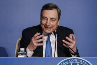 Taliansky predseda vlády Mario Draghi.