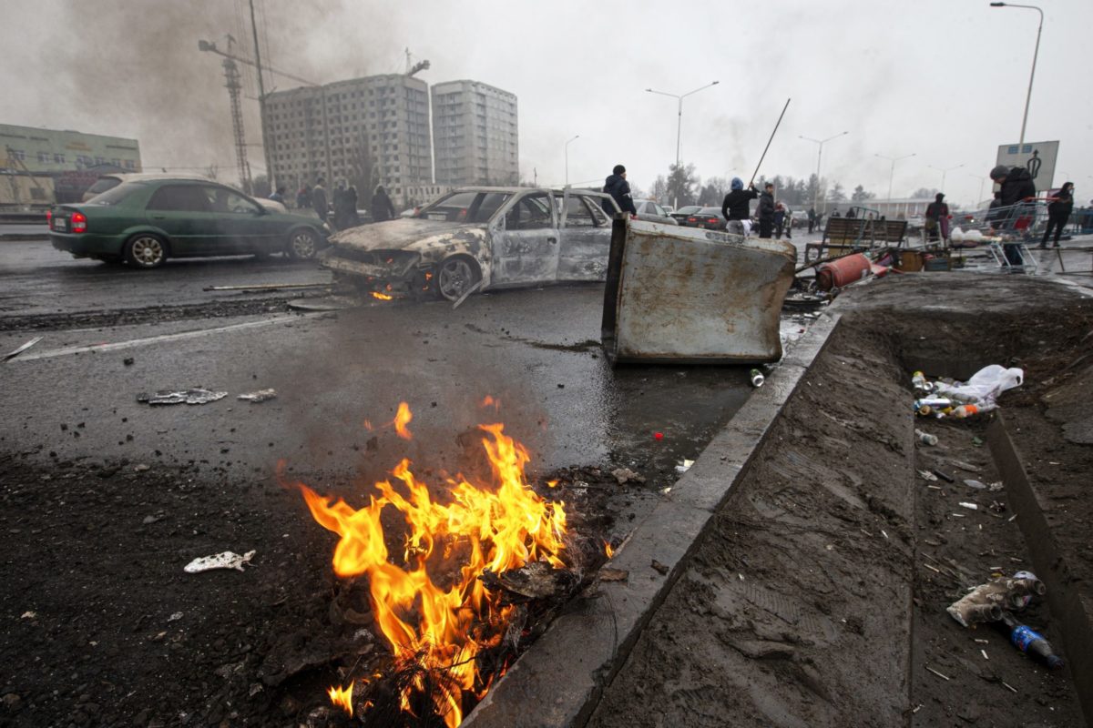 Protesty v Kazachstane