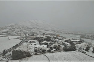 Mykonos, sneh