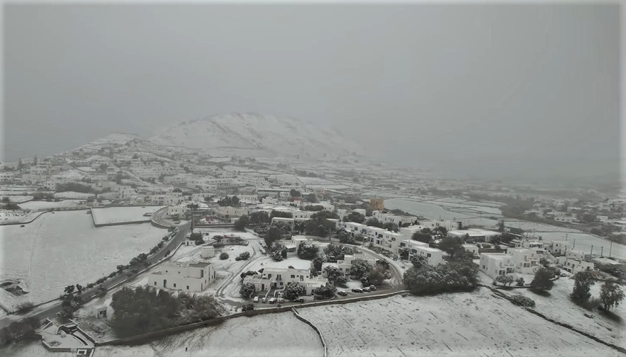 Mykonos, sneh
