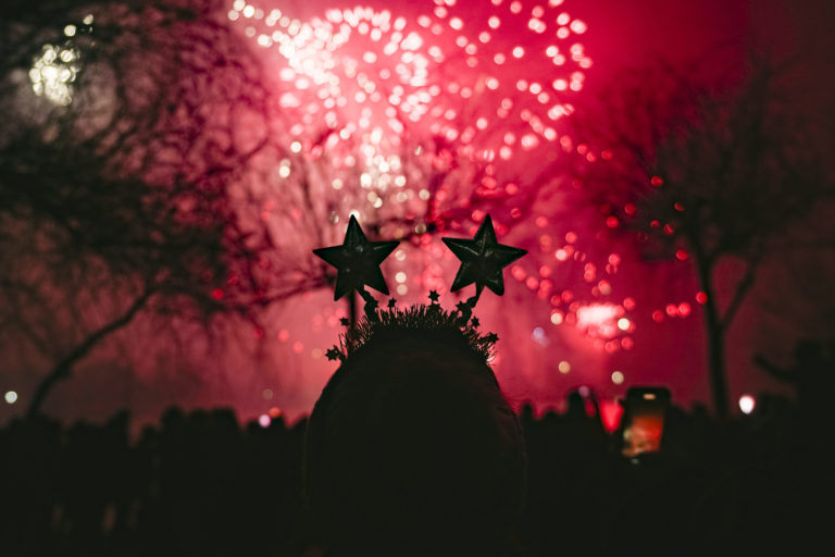Ohňostroj, Silvester, Nový rok
