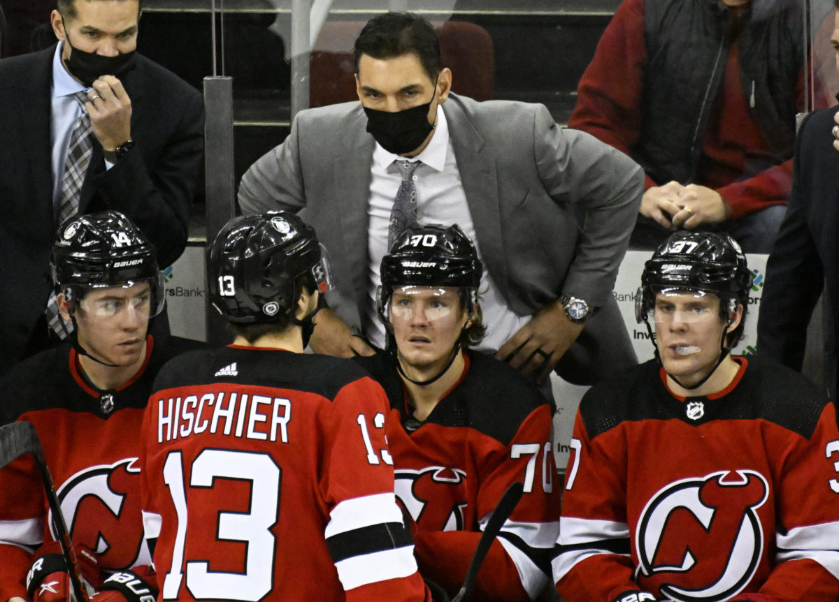 New Jersey Lindy Ruff Devils Nico Hischier Alain Nasreddine