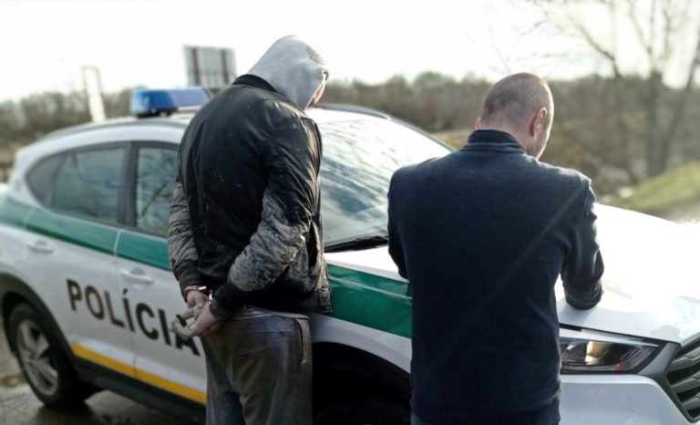 Polícia, zadržanie, zlodeji