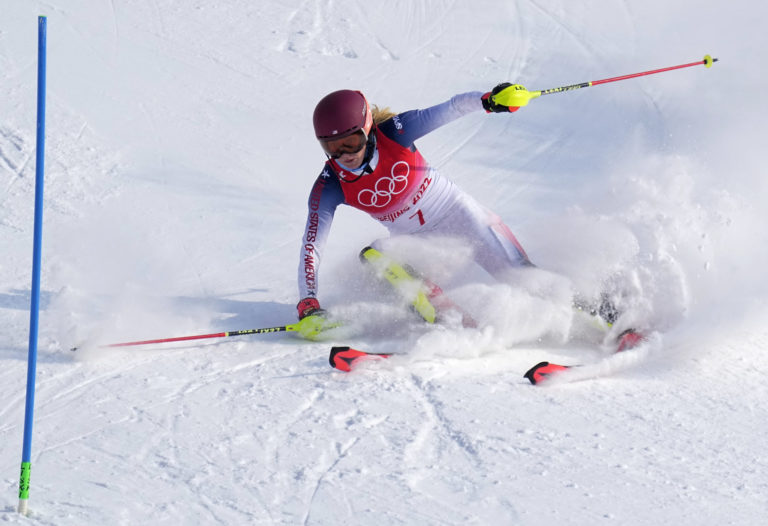 Mikaela Shiffrinová, zimná olympiáda v Pekingu, slalom