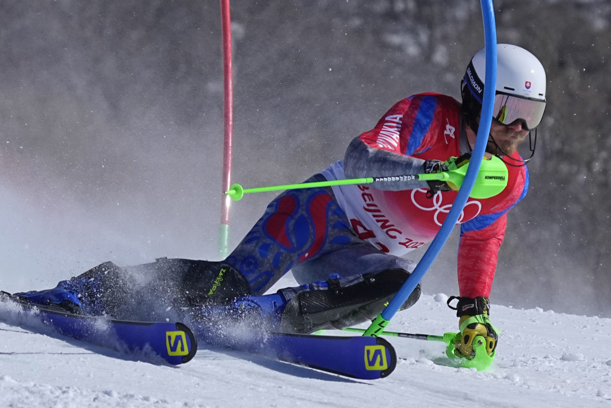 Adam Žampa, slalom, ZOH v Pekingu 2022