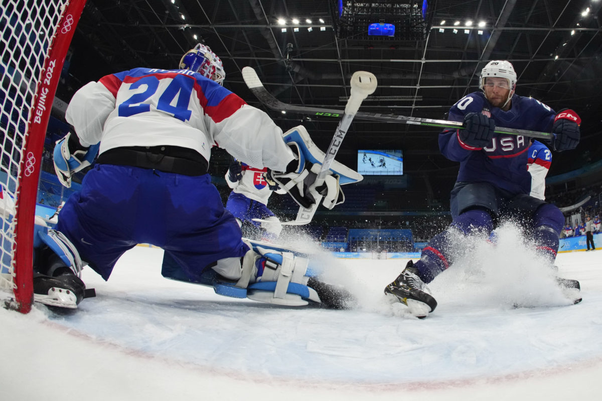 Slovensko - USA, štvrťfinále ZOH v Pekingu, Patrik Rybár