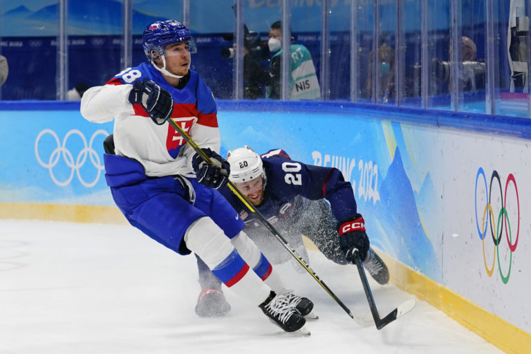 Slovensko - USA, štvrťfinále ZOH v Pekingu, Kristián Pospíšil