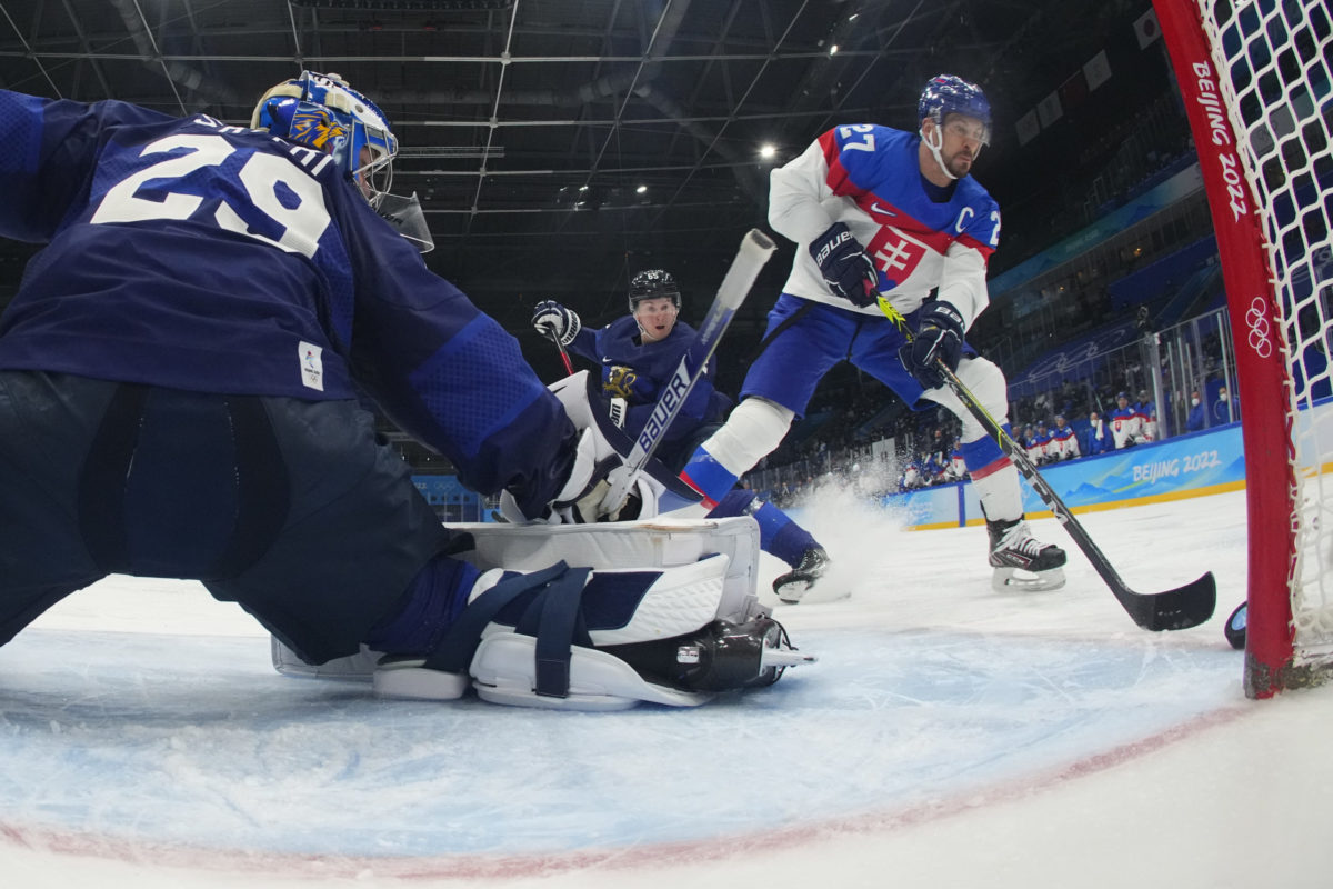 Slovensko - Fínsko, ZOH v Pekingu 2022, semifinále, Marek Hrivík