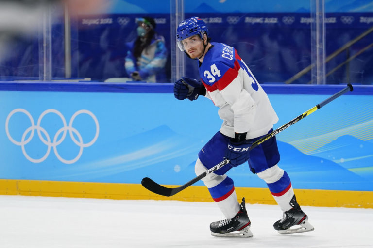 Slovensko - USA, štvrťfinále ZOH v Pekingu, Peter Cehlárik