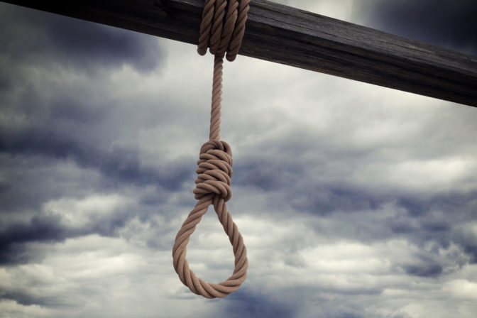 Poprava, obesenie