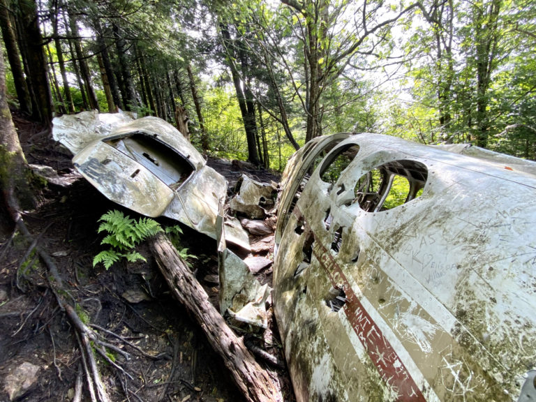 Plane crash site