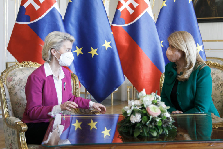 Ursula von der Leyen, Čaputová