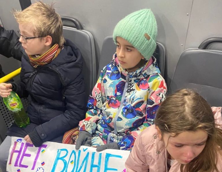 Deti, protest, Moskva