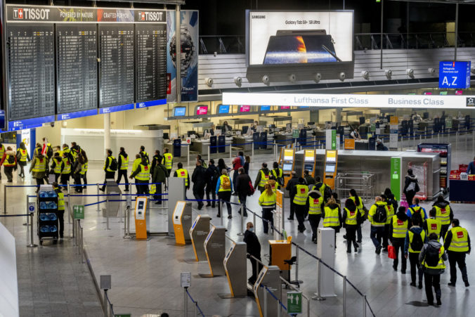 Štrajk na letiskách v Nemecku