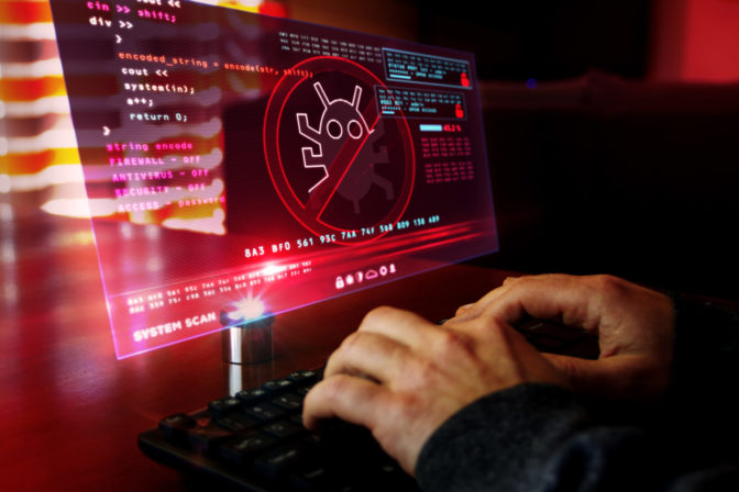 Malvér, vírus, hacker