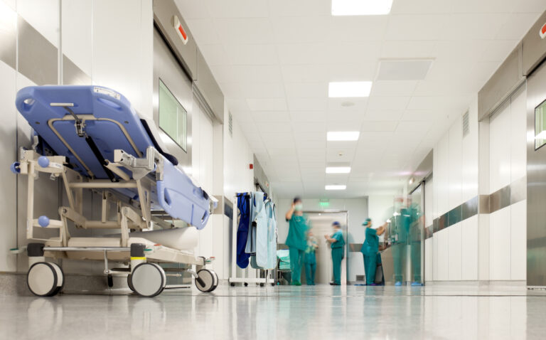 Hospital surgery corridor