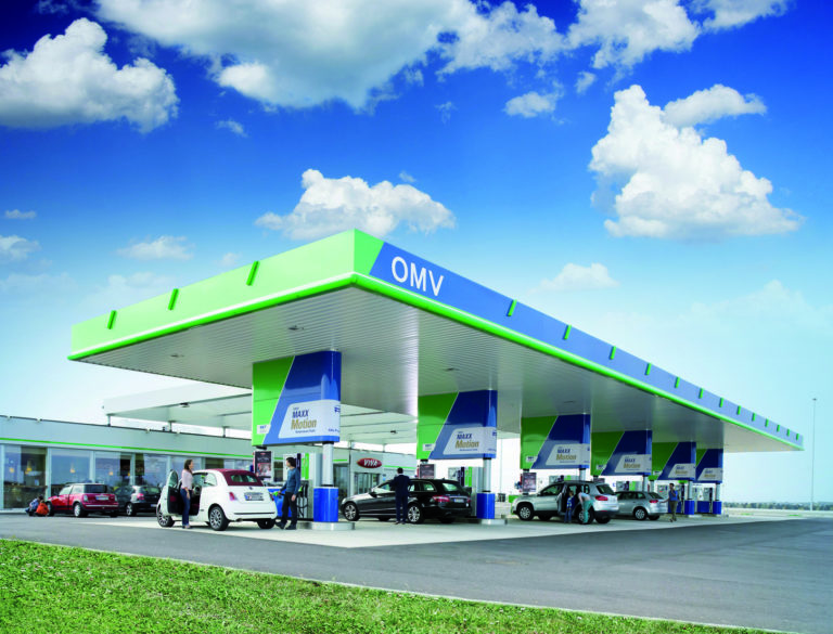 Benzínová pumpa OMV