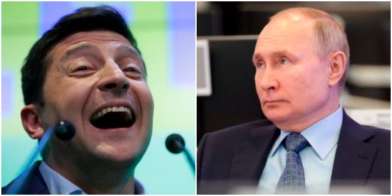 Volodymyr Zelenskyj, Vladimir Putin