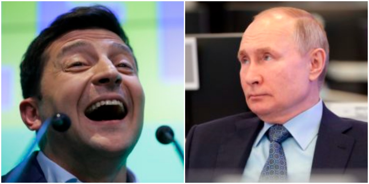 Volodymyr Zelenskyj, Vladimir Putin