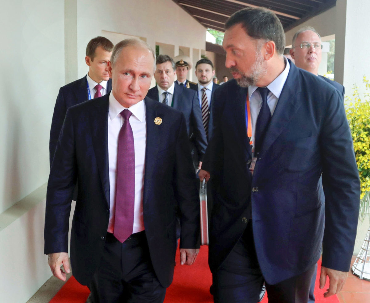 Oleg Deripaska, Vladimir Putin