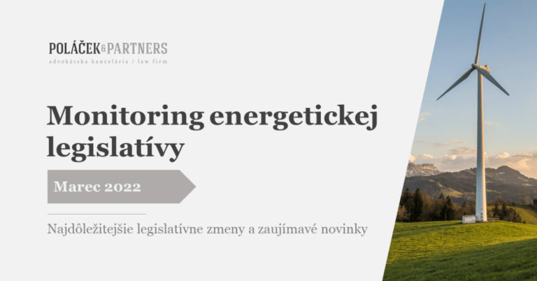 Monitoring energetickej legislativy, február 2022