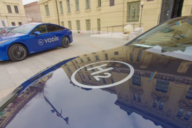 Vodíkové auto v Košiciach