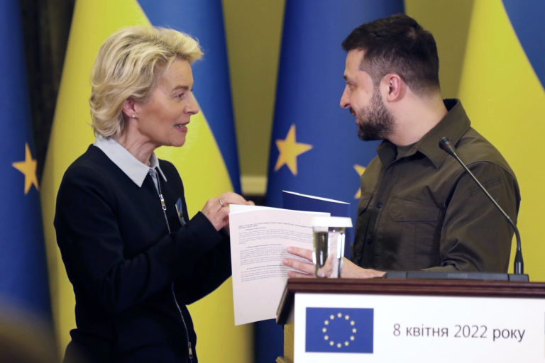 Ursula von der Leyenová, Volodymyr Zelenskyj