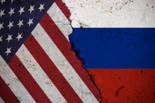 Vlajka, USA, Rusko