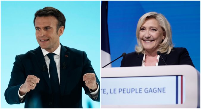 Emmanuel Macron, Marine Le Penová, voľby