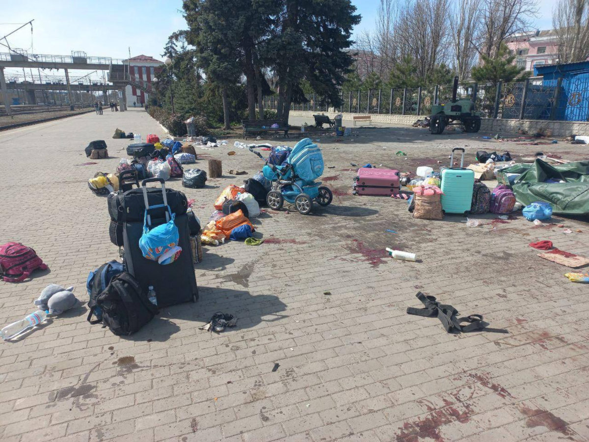 Kramatorsk, útok, stanica, Ukrajina, vojna