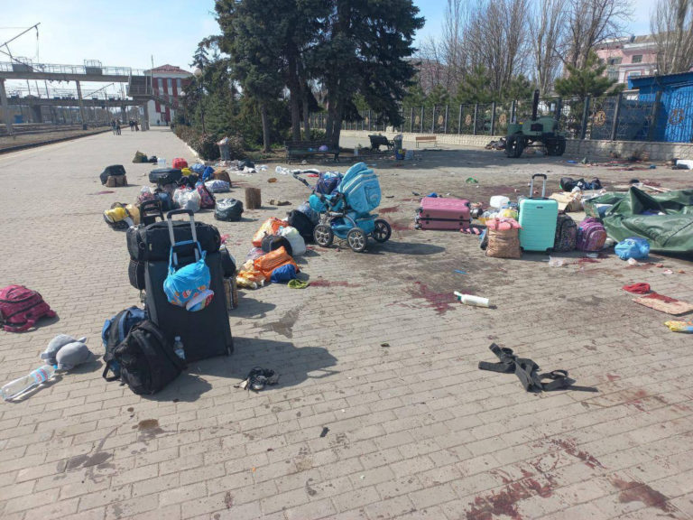 Kramatorsk, útok, stanica, Ukrajina, vojna