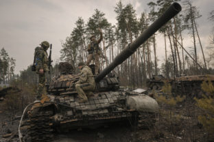 Vojaci, tank, Rusko, Ukrajina, invázia