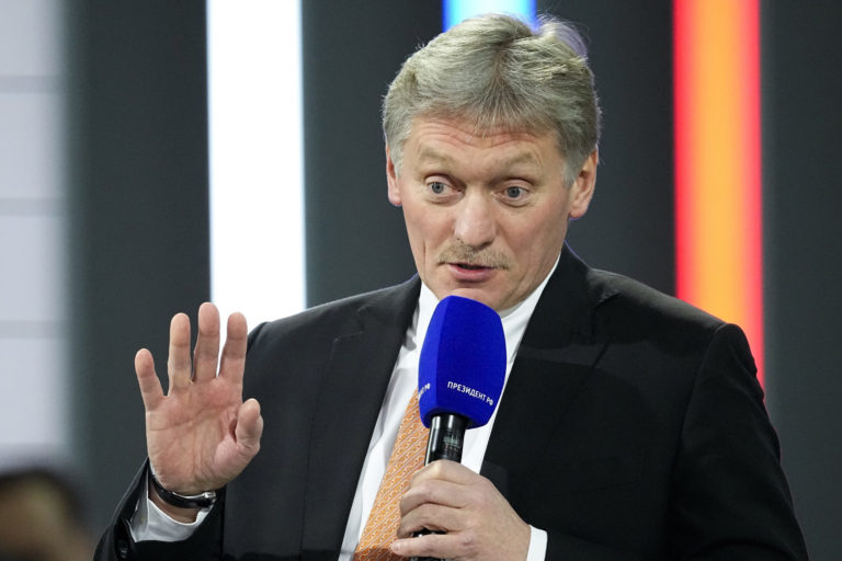 Dmitry Peskov FILE - Kremlin spokesman Dmitry Peskov speaks to journalists in Moscow, Russia, on Dec. 23, 2021. The Kremlin says there was no breakthrough in the latest round of talks with Ukraine. Kremlin spokesman Dmitry Peskov said Wednesday it was a “positive factor” that Ukraine submitted its written proposals, but added that “we can’t say there has been something promising or any breakthroughs.” He emphasized in a call with reporters that there is still a lot of work ahead following Tuesday’s talks in Istanbul