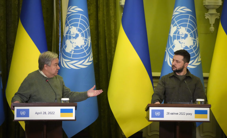 Zelenskyj, Guterres