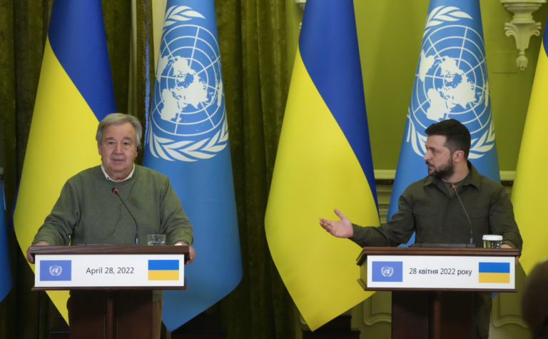 Zelenskyj, Guterres