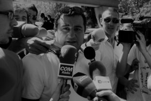 FILE - Mino Raiola arrives at the Camp Nou stadium in Barcelona, Spain, on Aug. 26, 2010. Superstar agent Mino Raiola has died after a long illness. He was 54. Raiola had been undergoing treatment at Milan’s San Raffaele hospital, where he was visited by Zlatan Ibrahimovic this week.