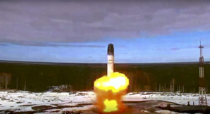 Test, raketa Sarmat, Rusko