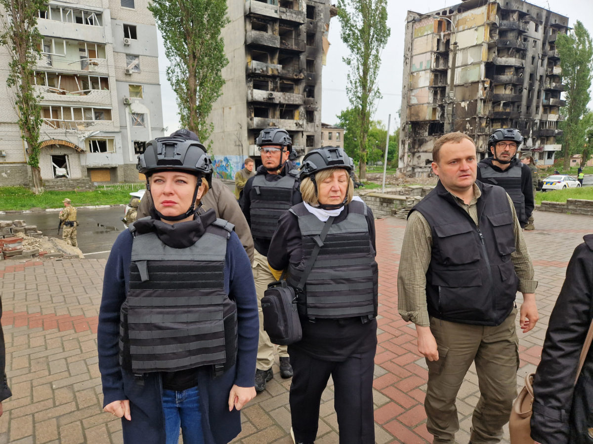 PREZIDENTKA: Navštívila Ukrajinu