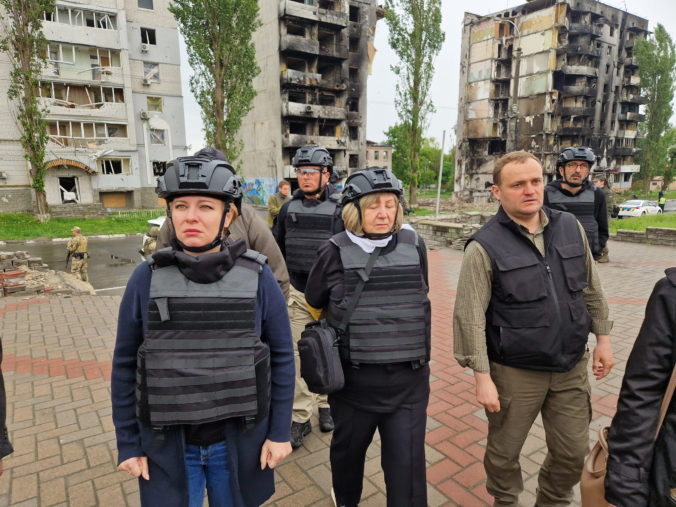 PREZIDENTKA: Navštívila Ukrajinu