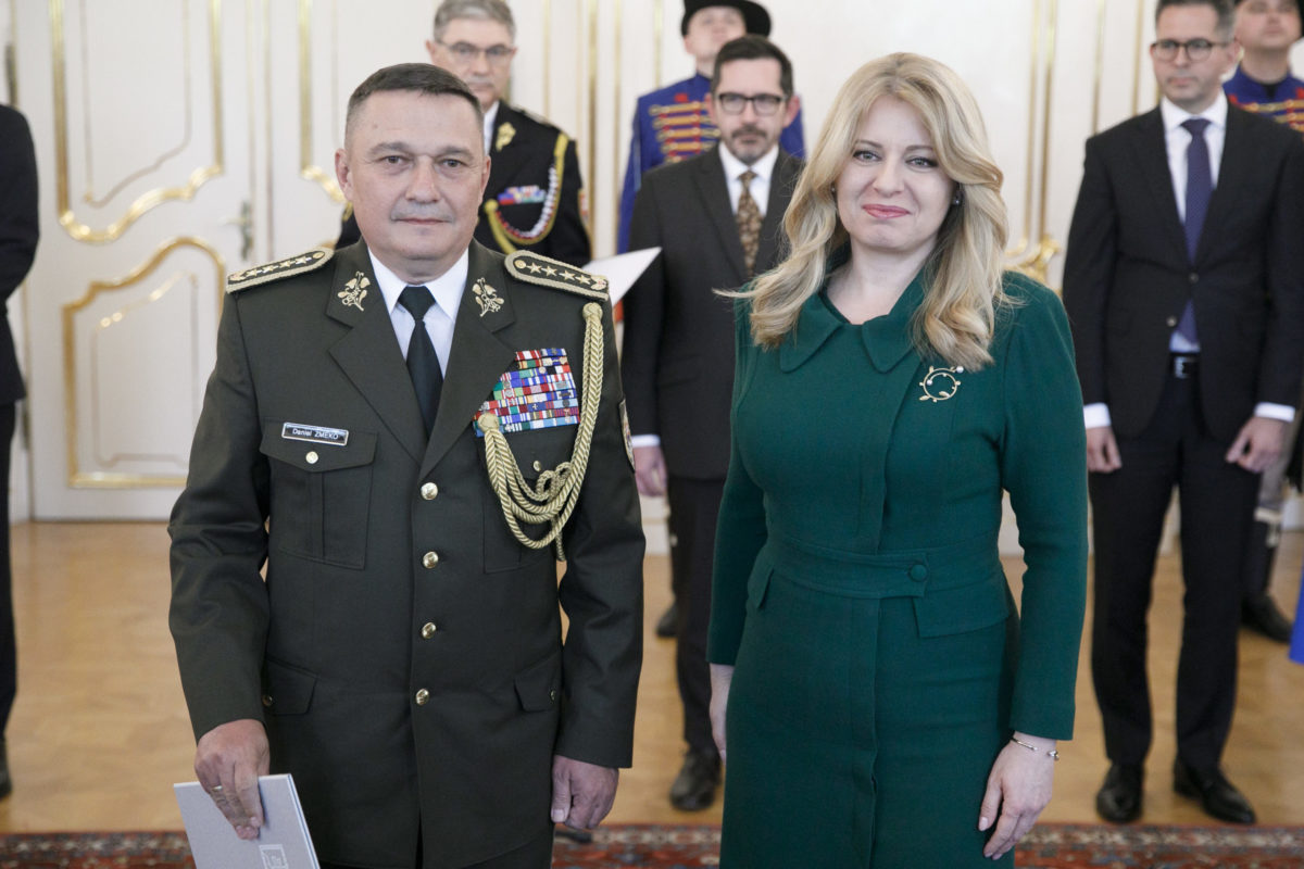 PREZIDENTKA: Povýšila a vymenovala generálov OS SR