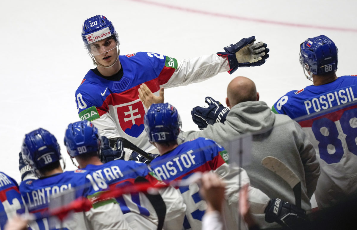 MS v hokeji 2022: Kazachstan - Slovensko, Juraj Slafkovský