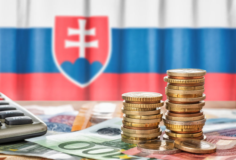 Euro a SR vlajka