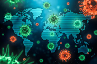 Pandémia, koronavírus, svet, mapa