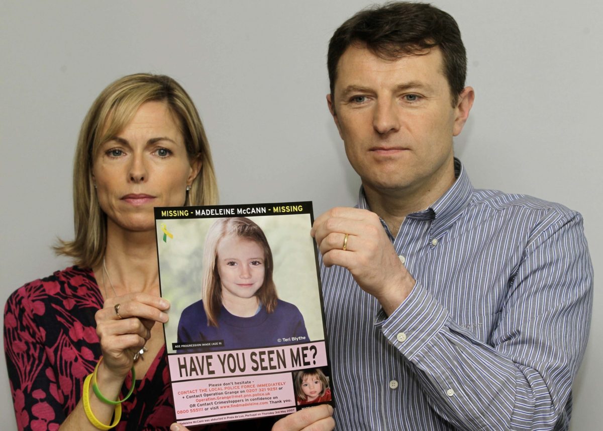 Kate a Gerry McCannovci, Madeleine Mccannová