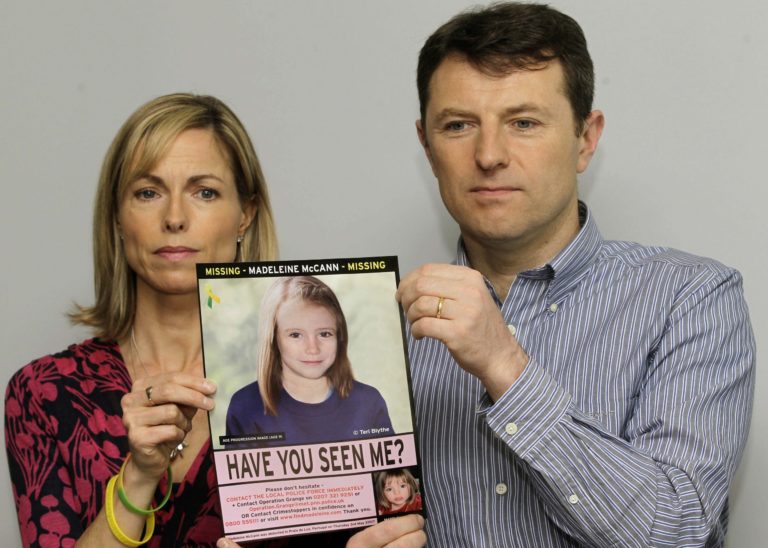 Kate a Gerry McCannovci, Madeleine Mccannová