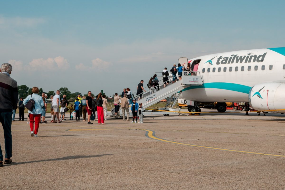 Tailwind Airlines, Letisko Piešťany