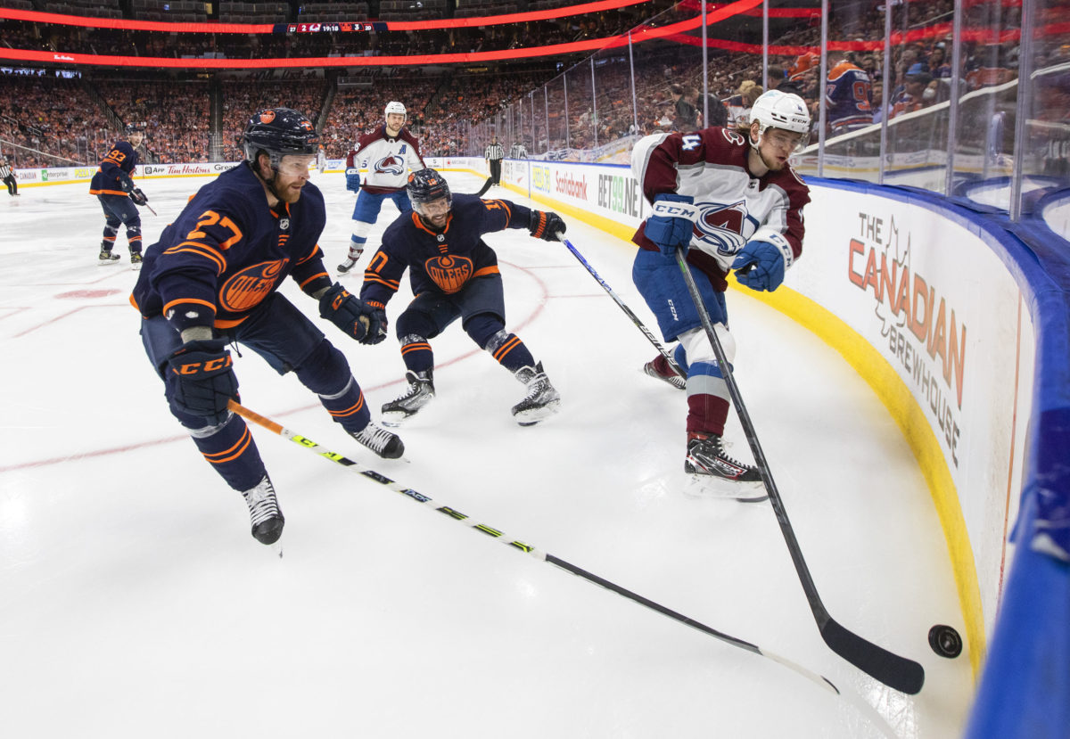 Avalanche Oilers Hockey