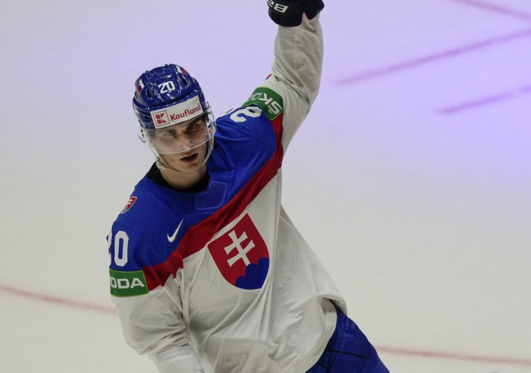 Slovenský hokejový útočník Juraj Slafkovský