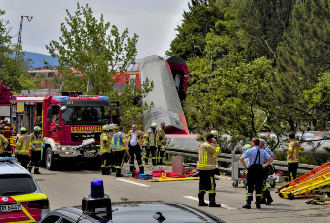 Nehoda vlaku v Nemecku