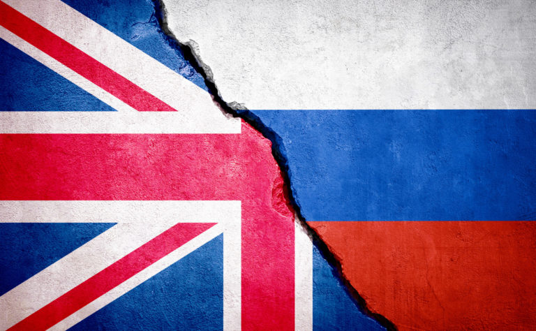 Veľká Británia, Rusko, vojna